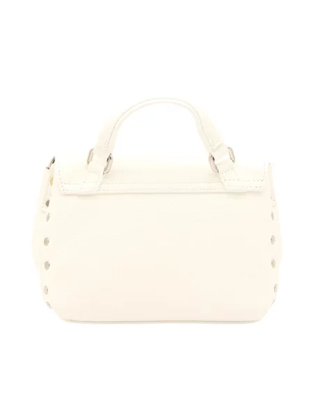 Mała torebka skórzana Zanellato beżowa