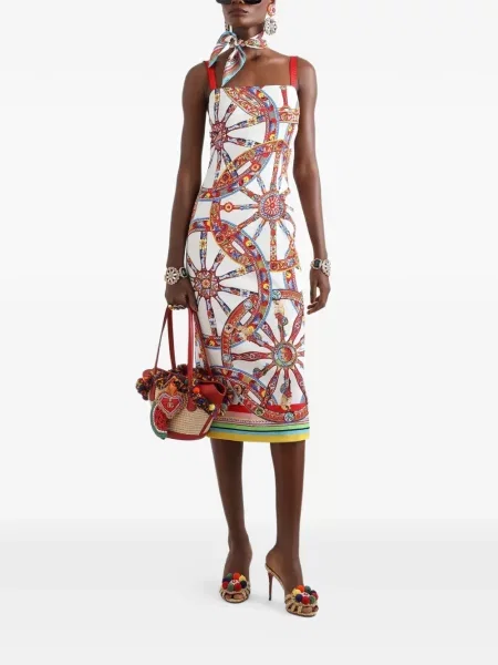 Rochie Dolce & Gabbana cu imagine alb