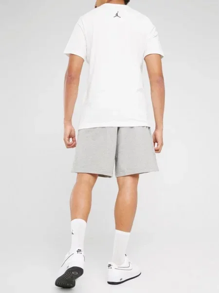 Nike Sportswear Kalhoty Club melír / bílá šedý
