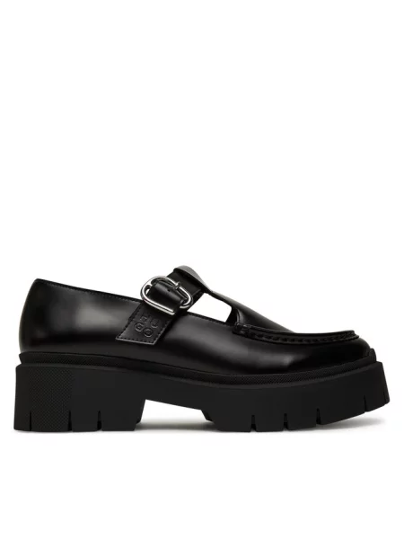Loafersy HUGO czarne