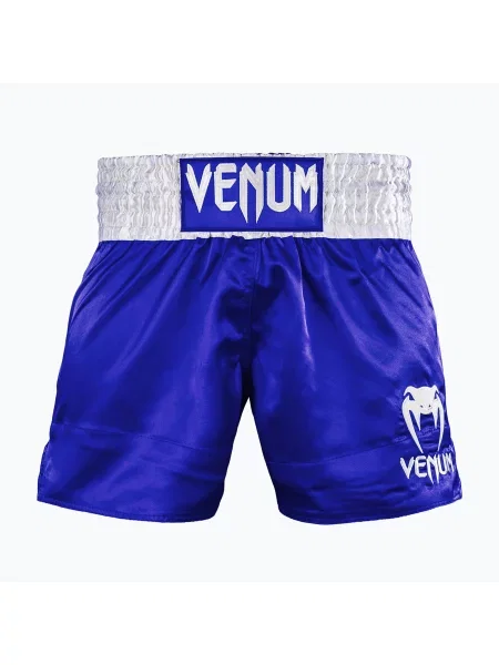 Tréninkové šortky Venum Classic Muay Thai blue modré