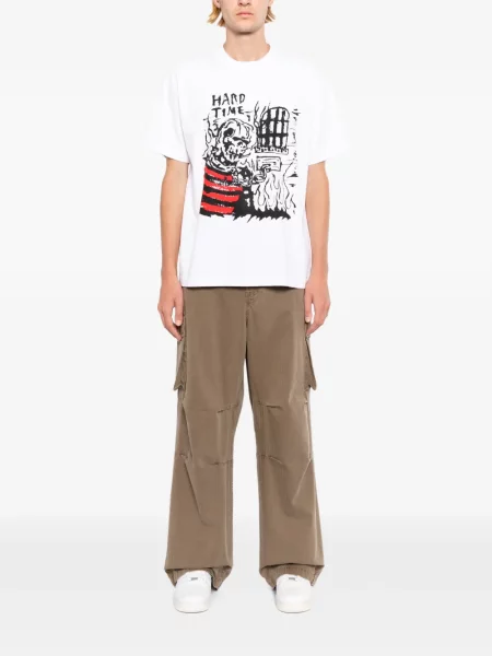 Tricou Warren Lotas cu imagine alb