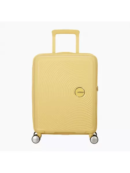 Walizka podróżna American Tourister Soundbox 41 l pastel yellow żółta