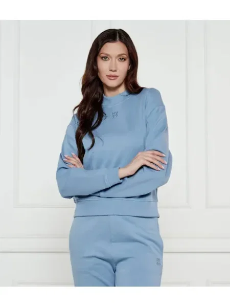 HUGO Hanorac DAXANDRIA | Relaxed fit albastru