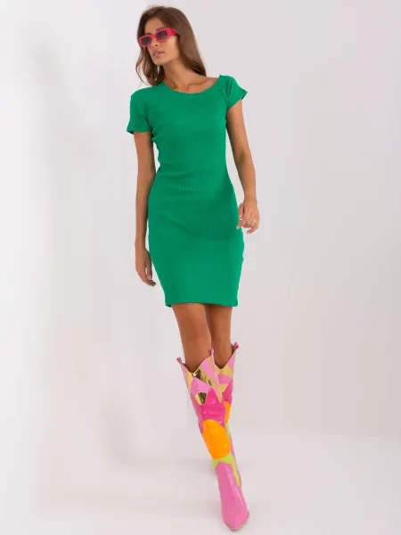 Rochie Fashionhunters de costum verde