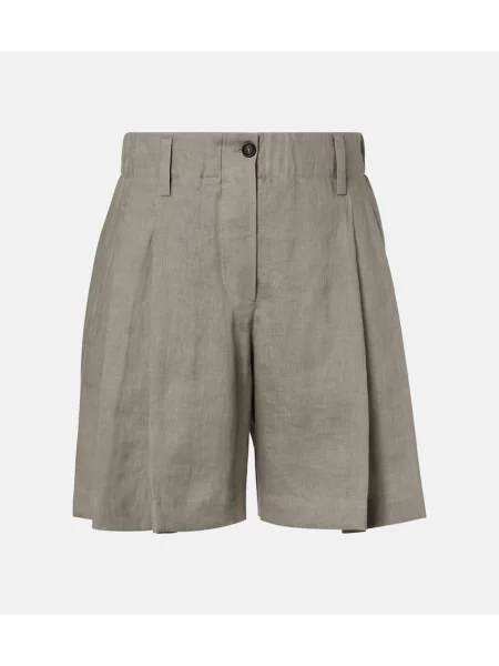 Pantaloni scurți Brunello Cucinelli de in verde
