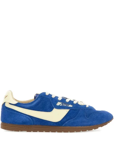 Sneakerși Autry din piele albastru