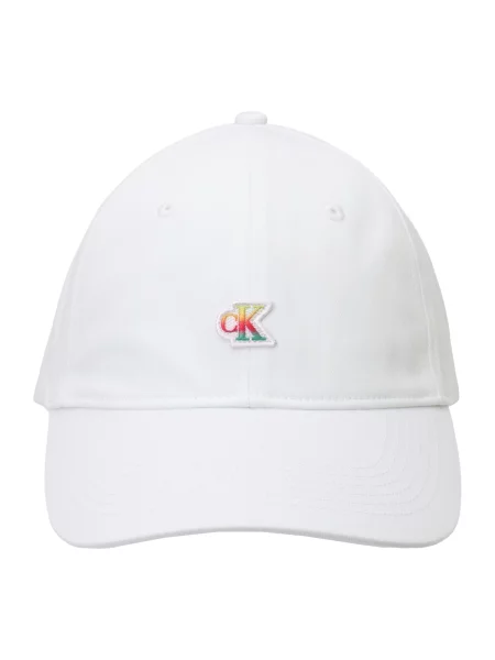 Șapcă Calvin Klein Iridecent alb