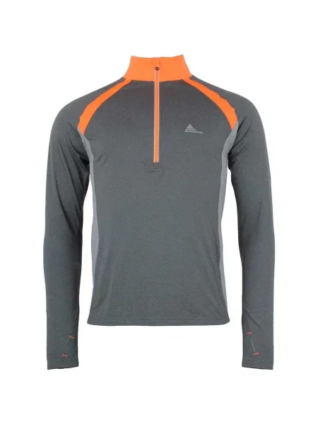 Tricou mânecă lungă Peak Mountain gri