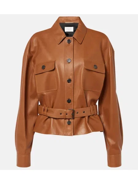 Geanta de piele Saint Laurent maro