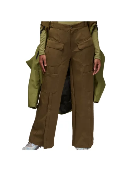 Pantaloni cargo Jordan cu autograf verde