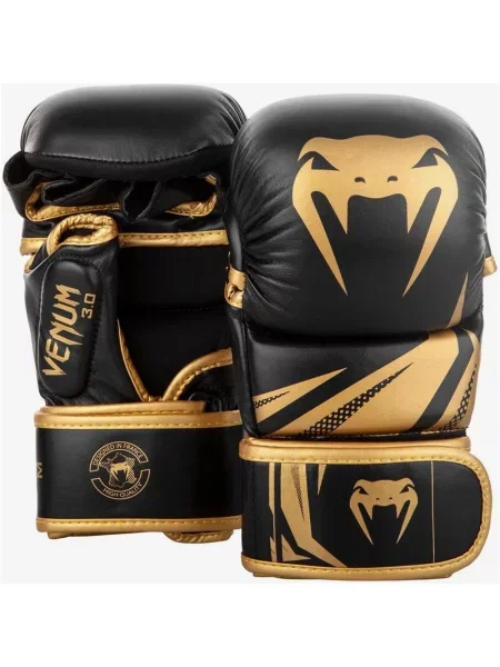 Rękawice Venum Sparring Challenger Złote L-XL czarne