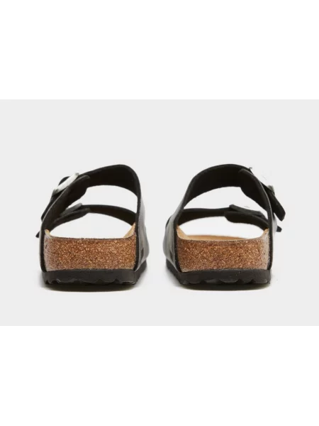 Klapki BIRKENSTOCK Arizona BF Narrow metallic black szare