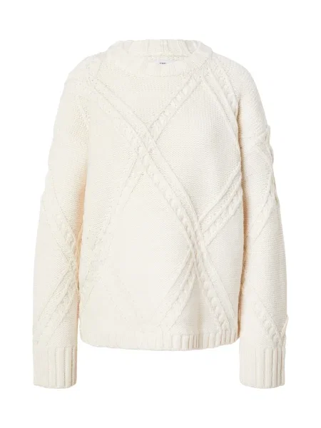 TOPSHOP Pulover MEGAN lână alb