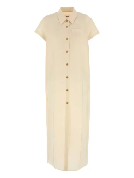 Sukienka koszulowa Khaite do kolan garniturowa
