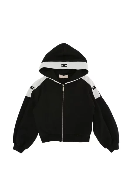 Bluza z kapturem dziecięca Elisabetta Franchi czarna