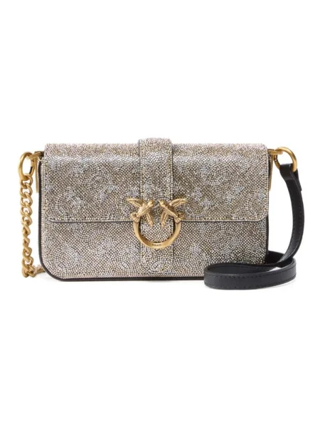 PINKO Geantă Love One Slouchy Baby AI PCPL auriu