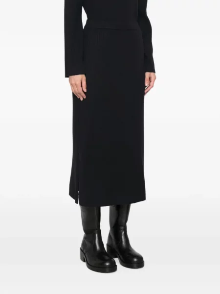 Fustă midi A.p.c. tricotate negru