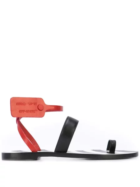 Sandale Off-white cu bretele alb