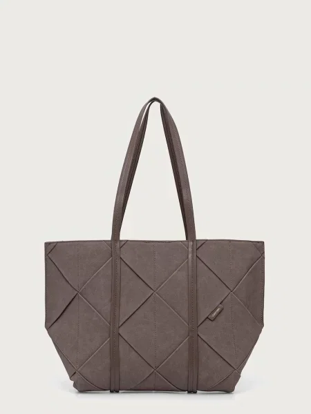 Calvin Klein torebka shopper brązowa
