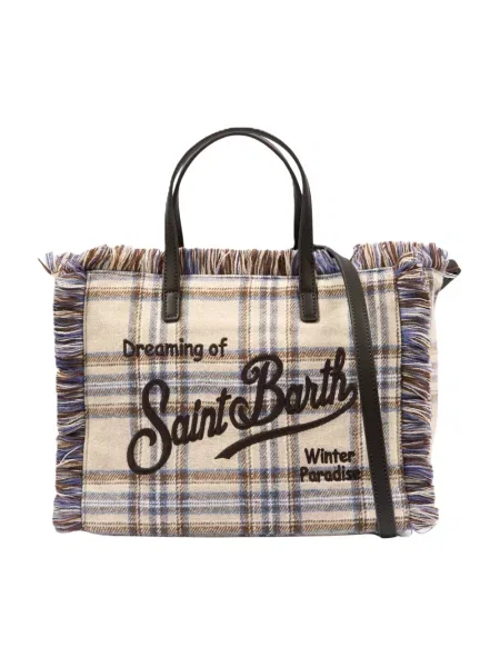 Shopperka Saint Barth wełniana beżowa