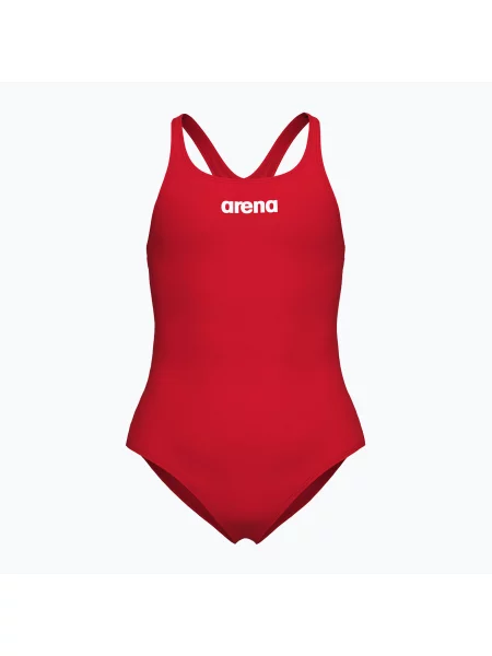 Arena Team Swim Pro Solid piros/fehér egyrészes gyermek fürdőruha. Méret: fehér