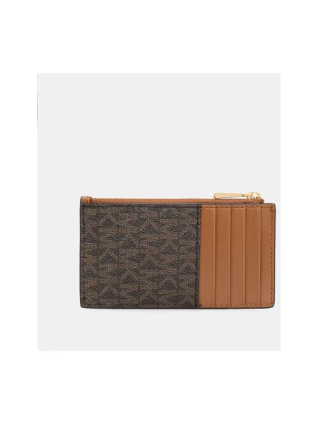 Etui na karty kredytowe MICHAEL Michael Kors brązowy