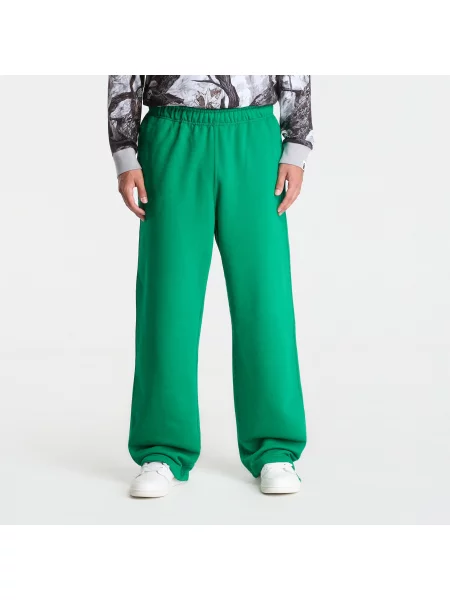 Spodnie dresowe Nike Solo Swoosh Fleece Open-Hem Pants Court Green/ Court Green/ White L białe