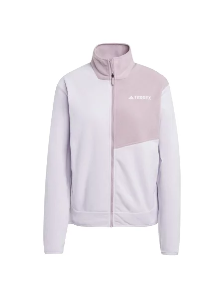Jakna Adidas Terrex iz flisa vijolična