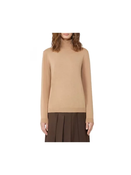 Sweter Weekend brązowy