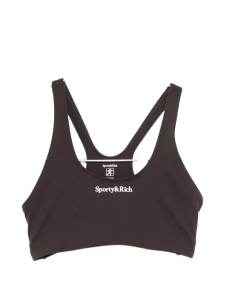Sutien Sporty & Rich cu imagine maro