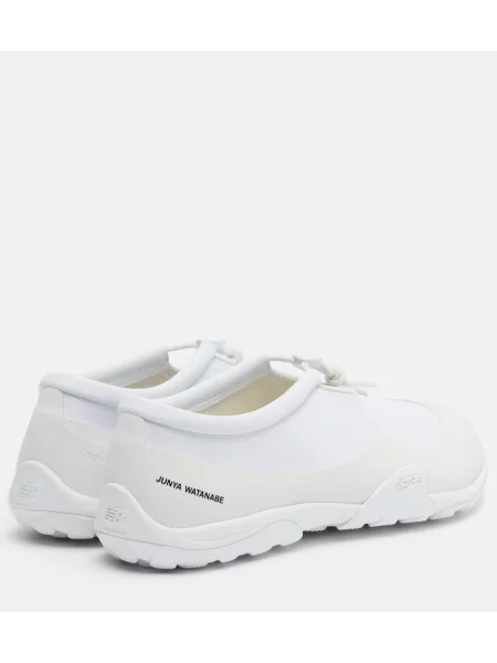 Sneakerși Junya Watanabe din piele alb