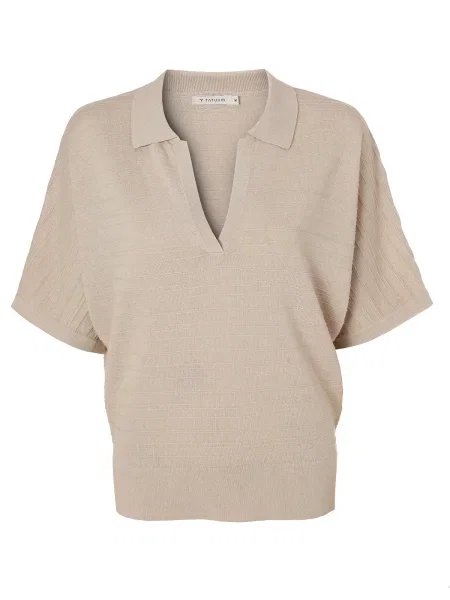 TATUUM Pulover deschis bej