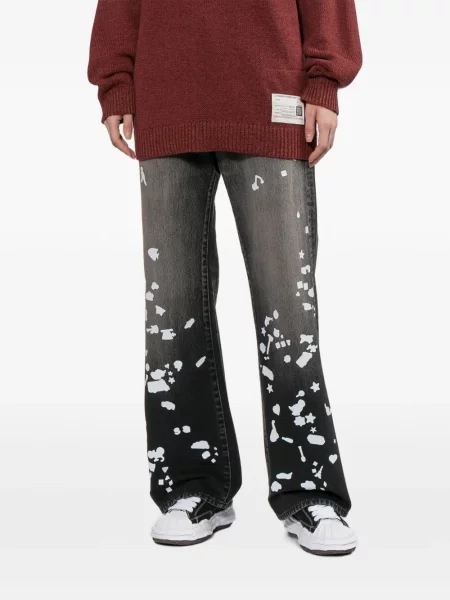 Blugi Maison Mihara Yasuhiro negru