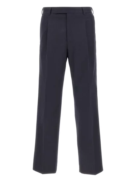 Pantaloni Pt Torino de lână albastru