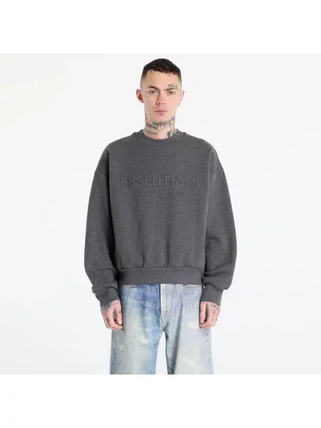 Klasična jopa brez kapuce Fear Of God Essentials siva