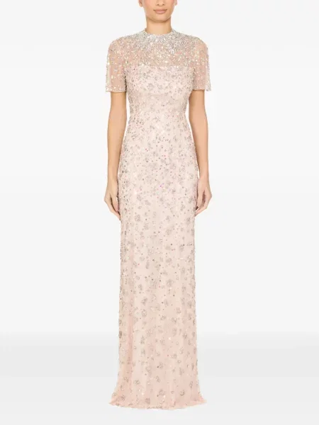 Rochie maxi Jenny Packham roz