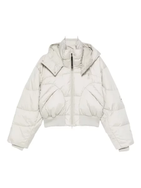 Geacă Adidas By Stella Mccartney cu glugă gri