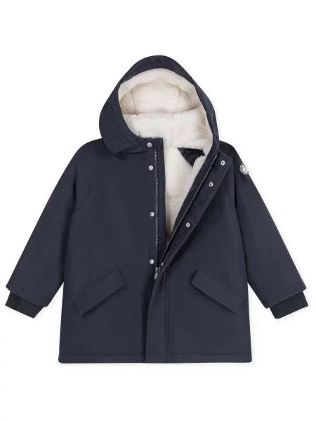 Parka Petit Bateau modrá