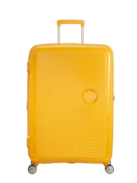 Чемодан American Tourister желтый