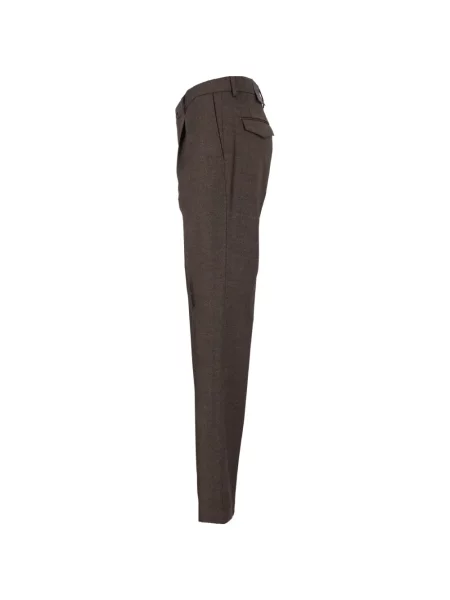 Pantaloni Incotex de lână maro