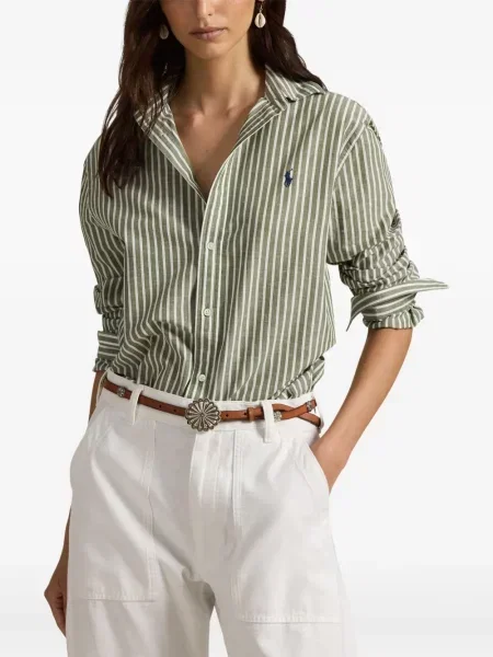 Vunena majica Polo Ralph Lauren s okruglim izrezom iznad koljena narančasta