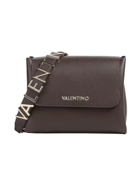 Valentino Bags torebka crossbody z imitacji skóry brązowa