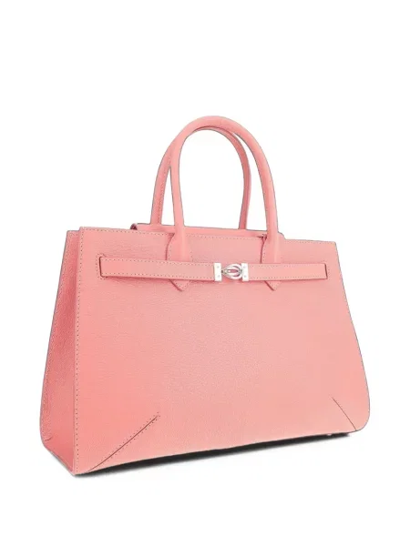 Geantă shopper Tyler Ellis din piele roz