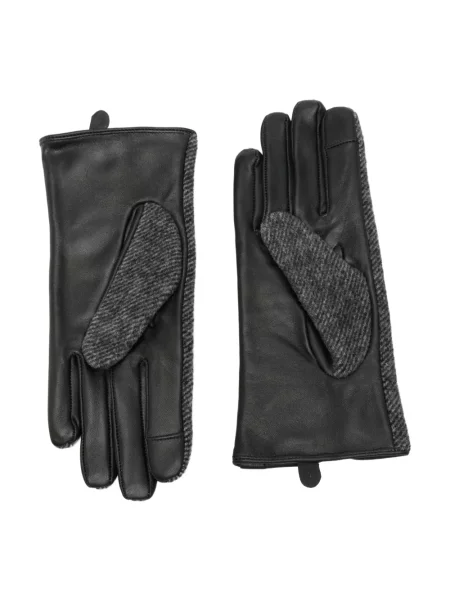 Barbour rękawiczki z wełną szare