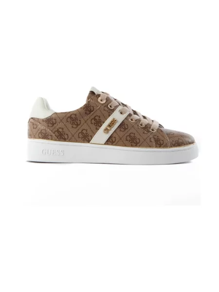 Guess sneakersy BRITZ FLFBTZ beżowy