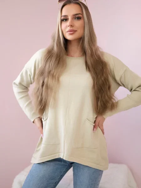 Sweter Kesi beżowy