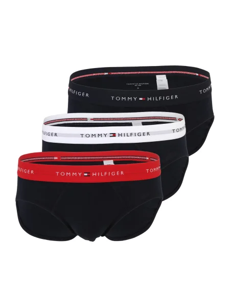 Tommy Hilfiger Underwear Spodnje hlačke rdeča / črna bela