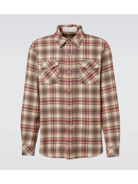 Kašmírová košile God's True Cashmere hnědá