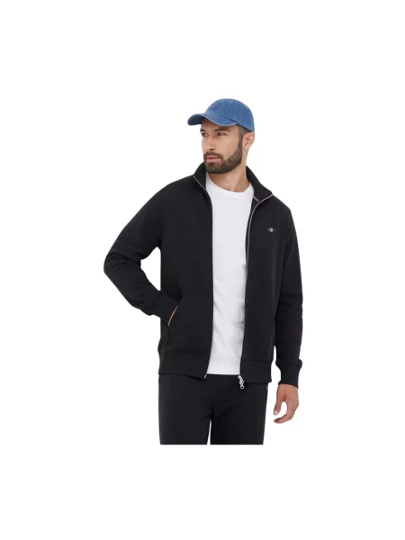 Bluza rozpinana Gant czarna